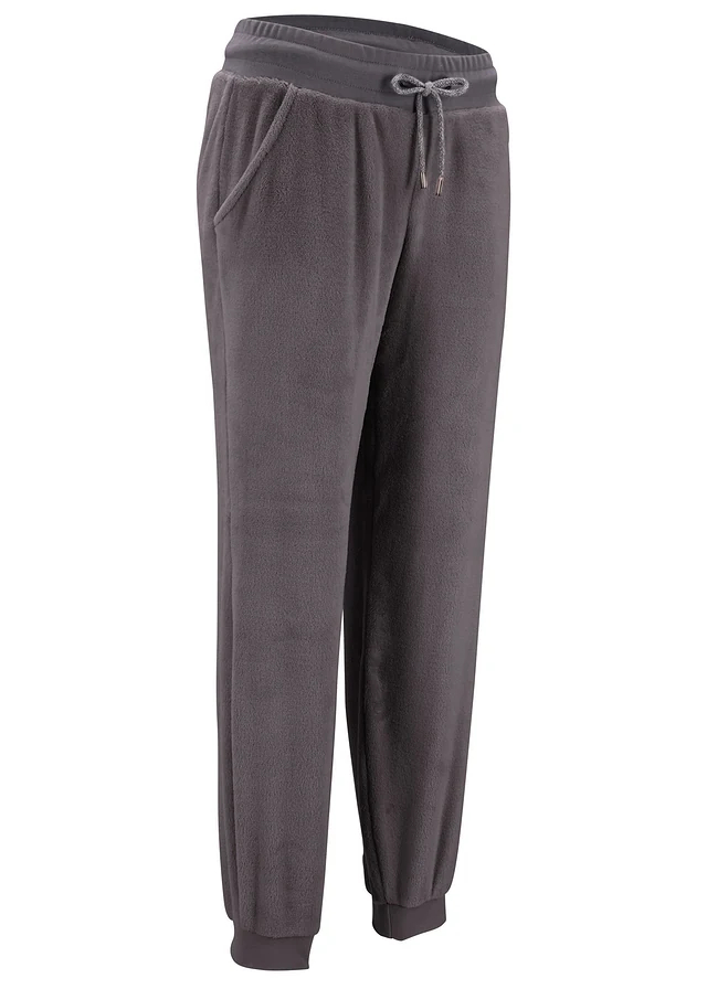 Fleece joggingbroek met comfortabele band