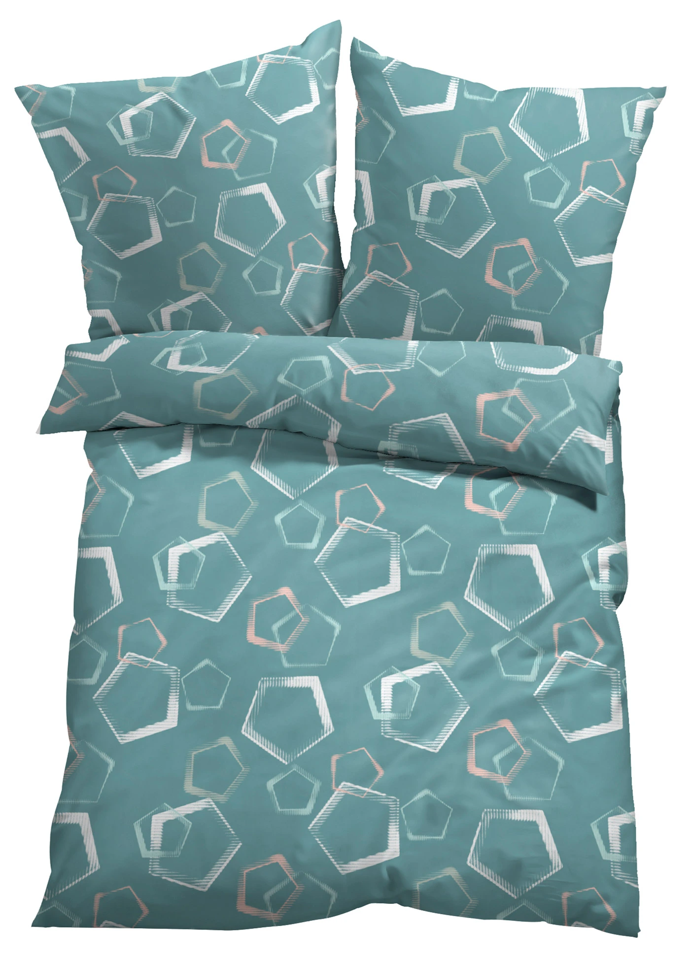 Lenjerie de pat din material cu bumbac • verde-salvie • magazin bonprix