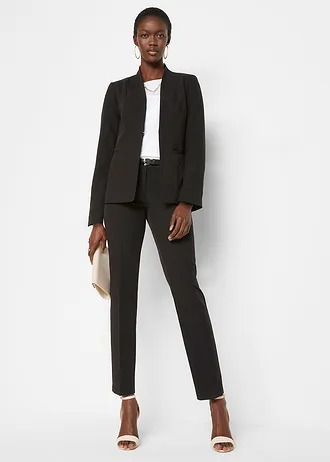 Kalhotový kostým (2dílná souprava), barva: černá