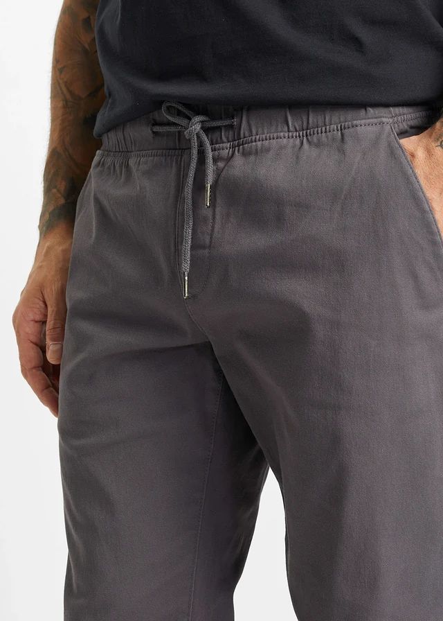 Pantalon chino jogger loose, droit • gris ardoise • product-page.page-title-suffix