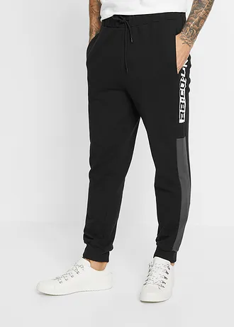 Joggingbroek • zwart/leisteengrijs • bonprix online shop