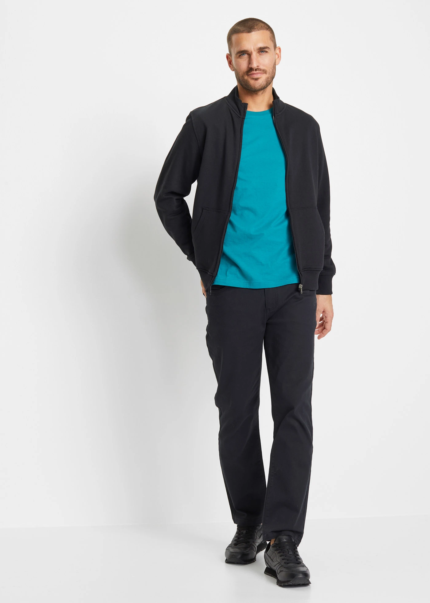 Tricou din bumbac 100% (set/2 buc.) • turcoaz-cobalt+bleumarin • magazin bonprix