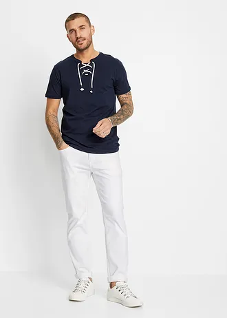 Classic Fit sztreccsfarmer, Tapered • fehér • bonprix áruház