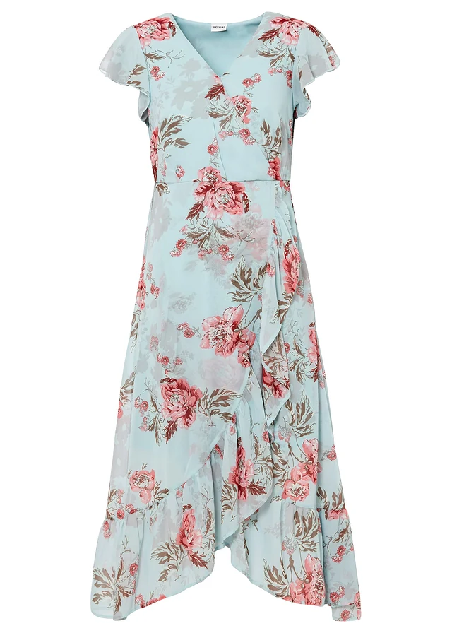 Chiffon jurk met volants