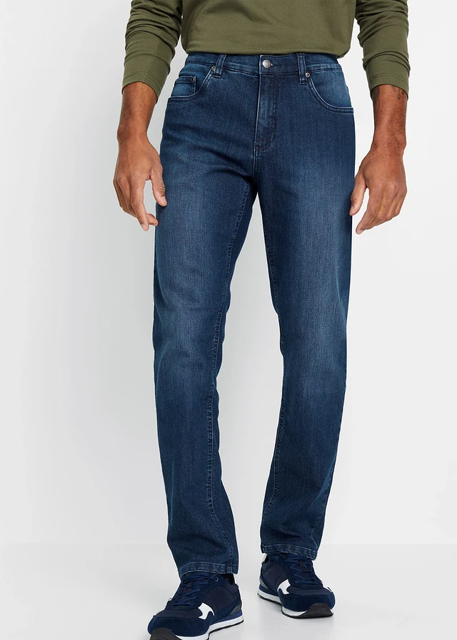 Jean slim léger, droit • denim bleu foncé • product-page.page-title-suffix