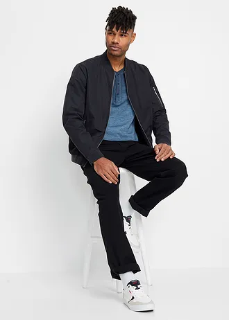 Henley tričko z čisté organické bavlny • indigo used • bonprix obchod