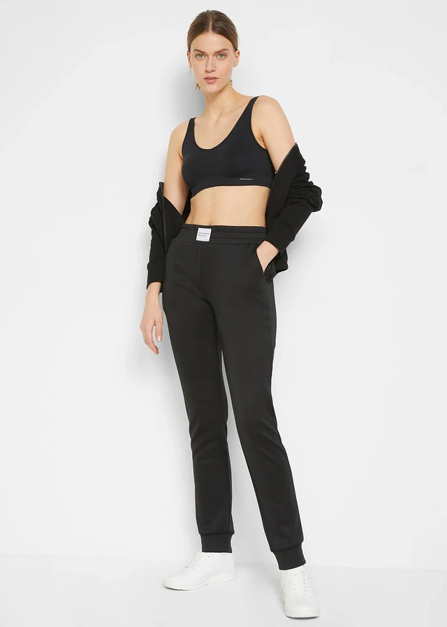 Sneldrogende joggingbroek, Kleur: zwart