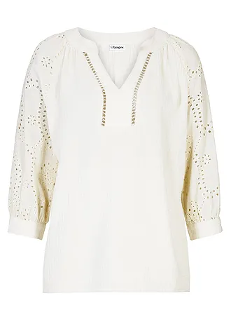 Tuniek van luchtige mousseline