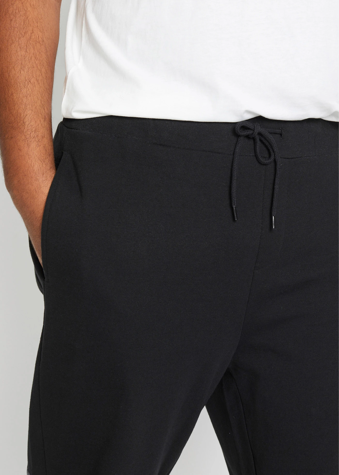 Sportovní kalhoty s recyklovaným polyesterem • černá + břídlicově šedá plus size • bonprix obchod