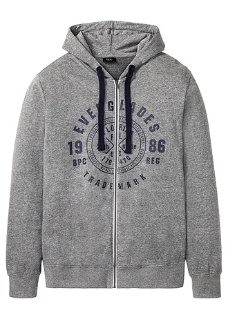 Sweatvest met capuchon en comfort fit