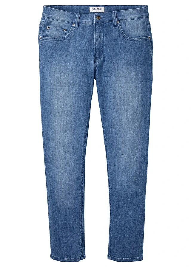 Lekkie dżinsy slim fit, straight