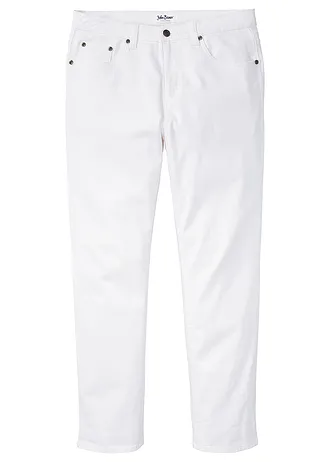 Strečové džíny Classic Fit, Tapered • bílá • bonprix obchod