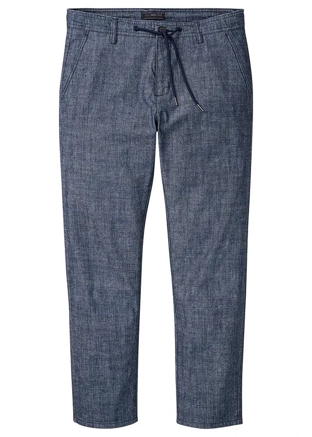 Chambray chino, regular fit