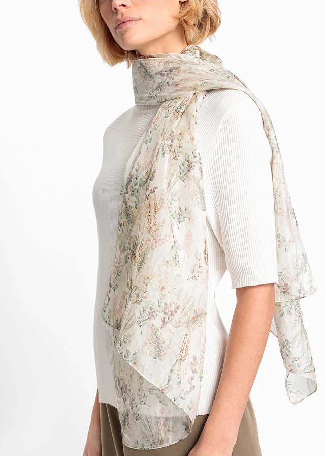 Foulard en soie • sable clair/roseau clair • product-page.page-title-suffix