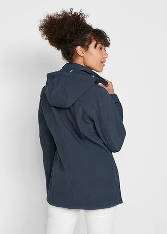 Geacă din softshell impermeabil • bleumarin • magazin bonprix