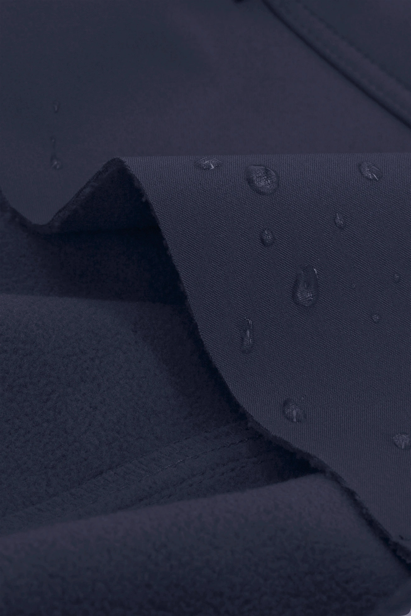 Sztreccs Softshell kabát, vízlepergető • sötétkék • bonprix áruház