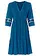 Tuniekjurk van zachte viscose, Kleur: oceaanblauw