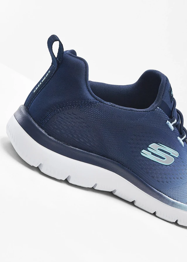 Sneakers Skechers à mémoire de forme, Couleur: bleu