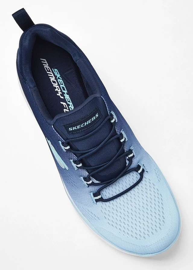 Sneakers Skechers à mémoire de forme, Couleur: bleu