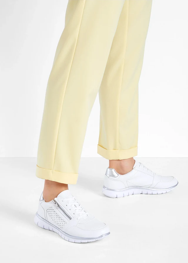 Sneakers zippées • blanc • product-page.page-title-suffix