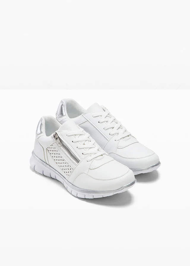 Sneakers zippées • blanc • product-page.page-title-suffix