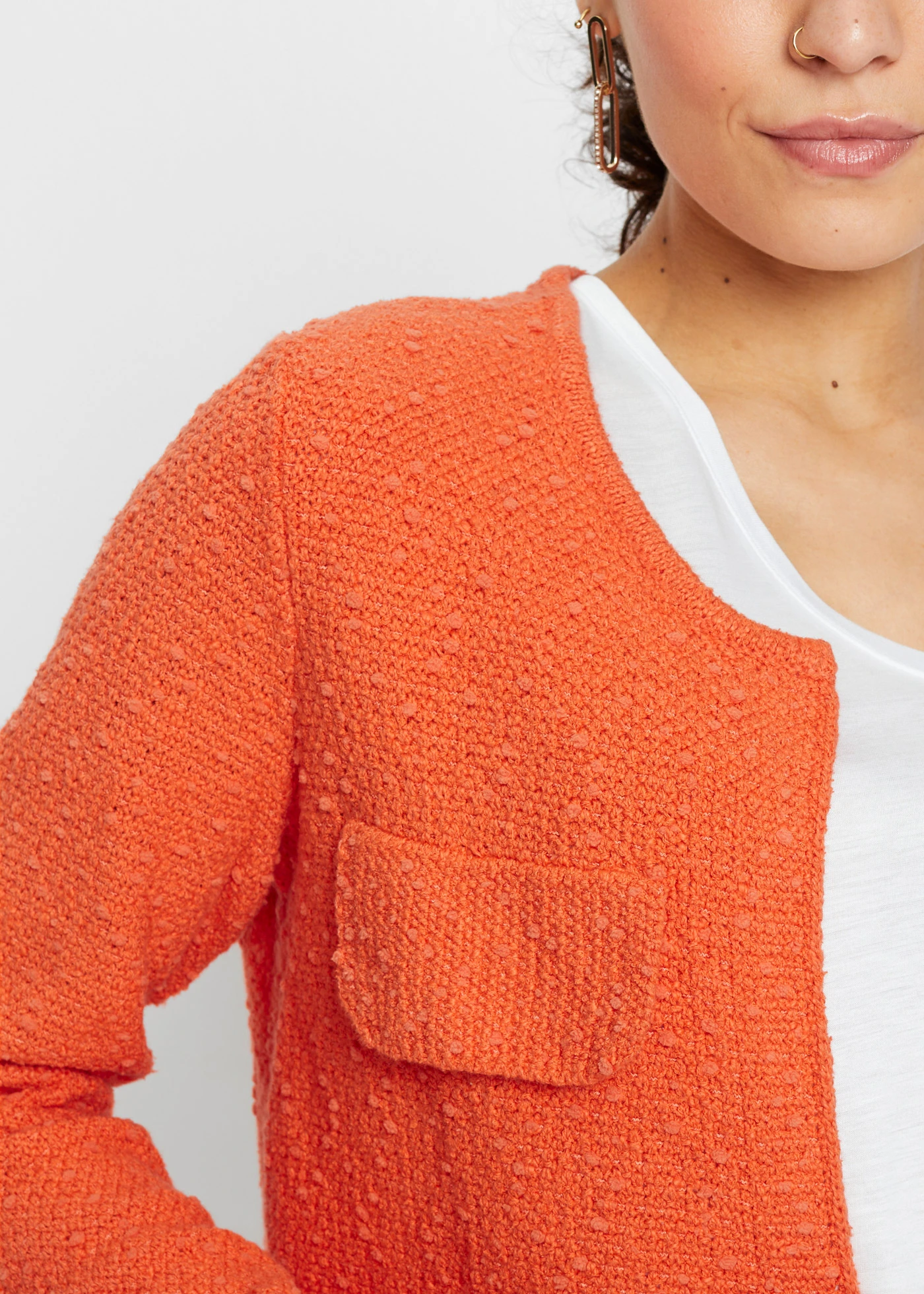 Bouclé vest • mango • bonprix online shop