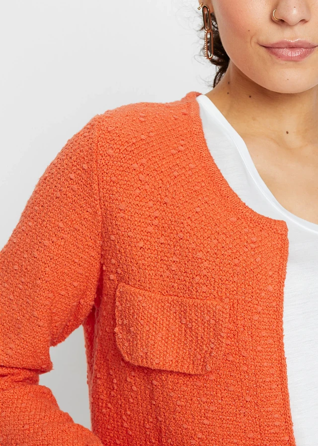 Kardigan z przędzy bouclé • mango • sklep bonprix