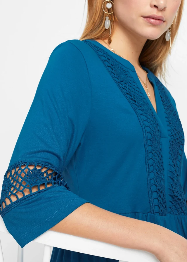 Tuniekjurk van zachte viscose • Atlantisch blauw • product-page.page-title-suffix