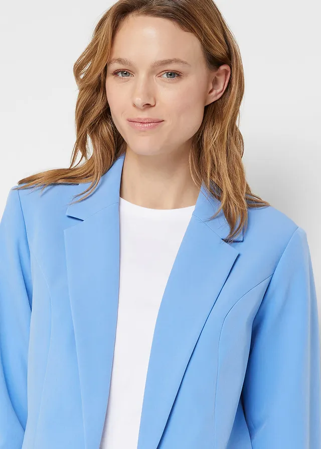 Oversized blazer • middenblauw • product-page.page-title-suffix