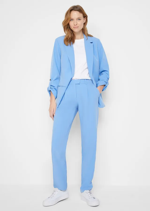 Oversized blazer • middenblauw • product-page.page-title-suffix