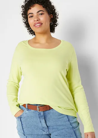 Longsleeve van biologisch katoen, Kleur: mintgroen