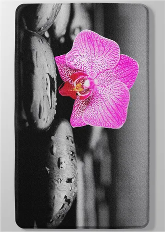 Covoraș de baie cu spumă memory • gri-pink • magazin bonprix