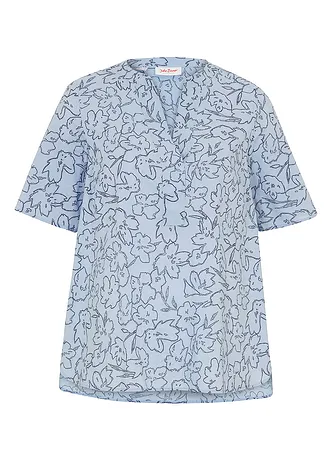 Tuniek, Kleur: parelblauw-donkerblauw