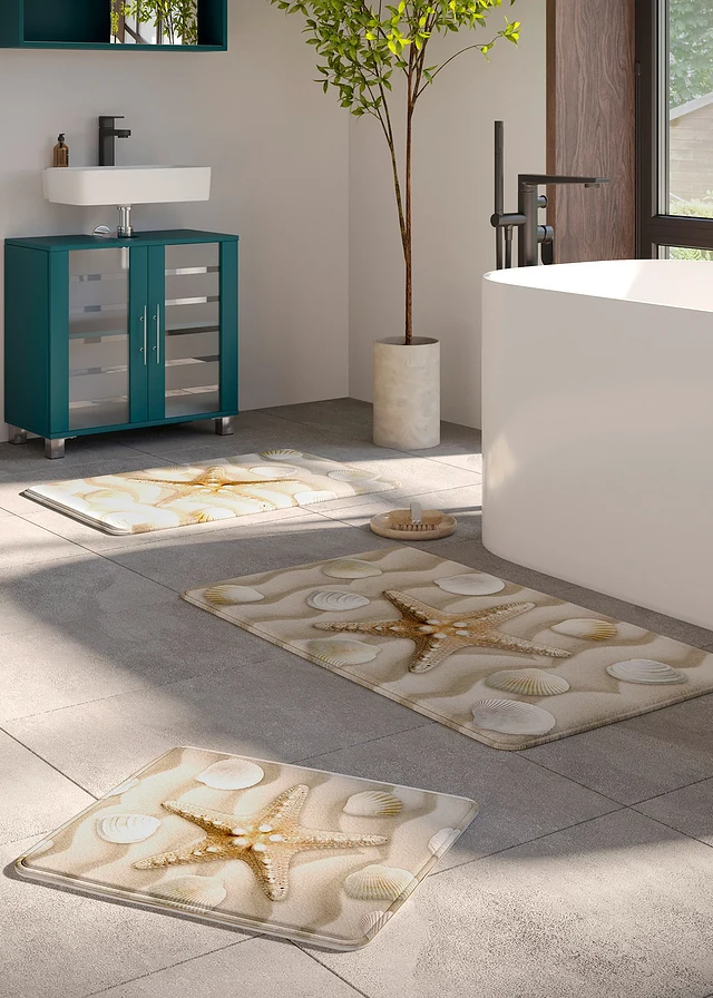 Tapis de bain à mémoire de forme • crème • product-page.page-title-suffix