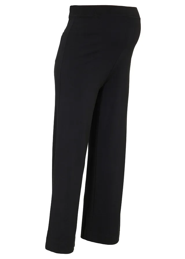 Těhotenské kalhoty Culotte se 7/8 délkou • černá • bonprix obchod