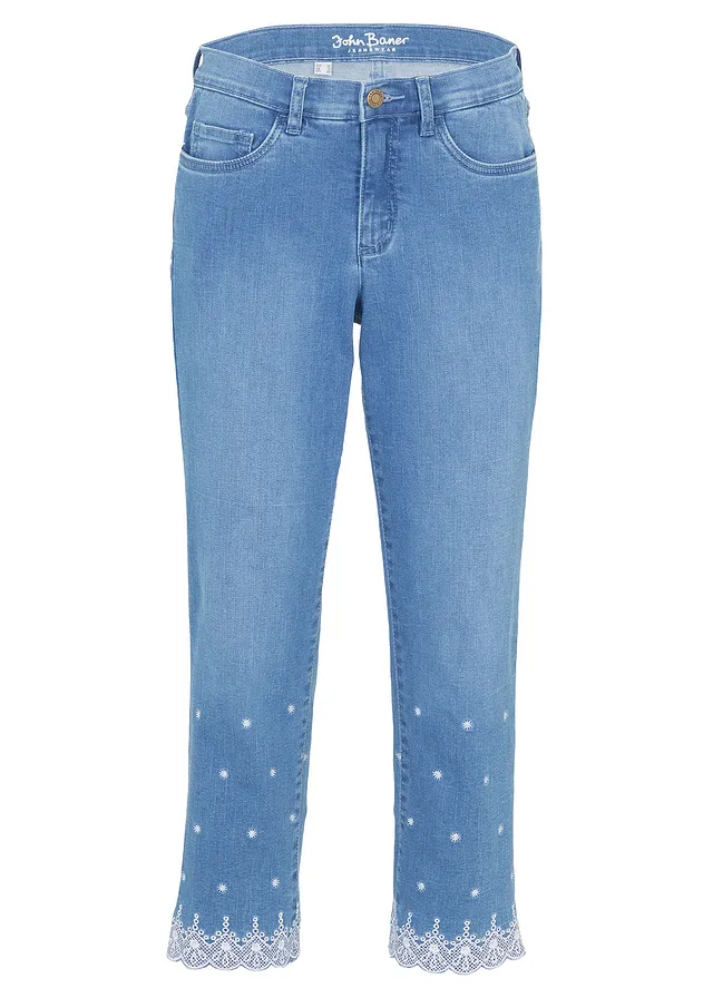 Džínsy, strečové, rovné