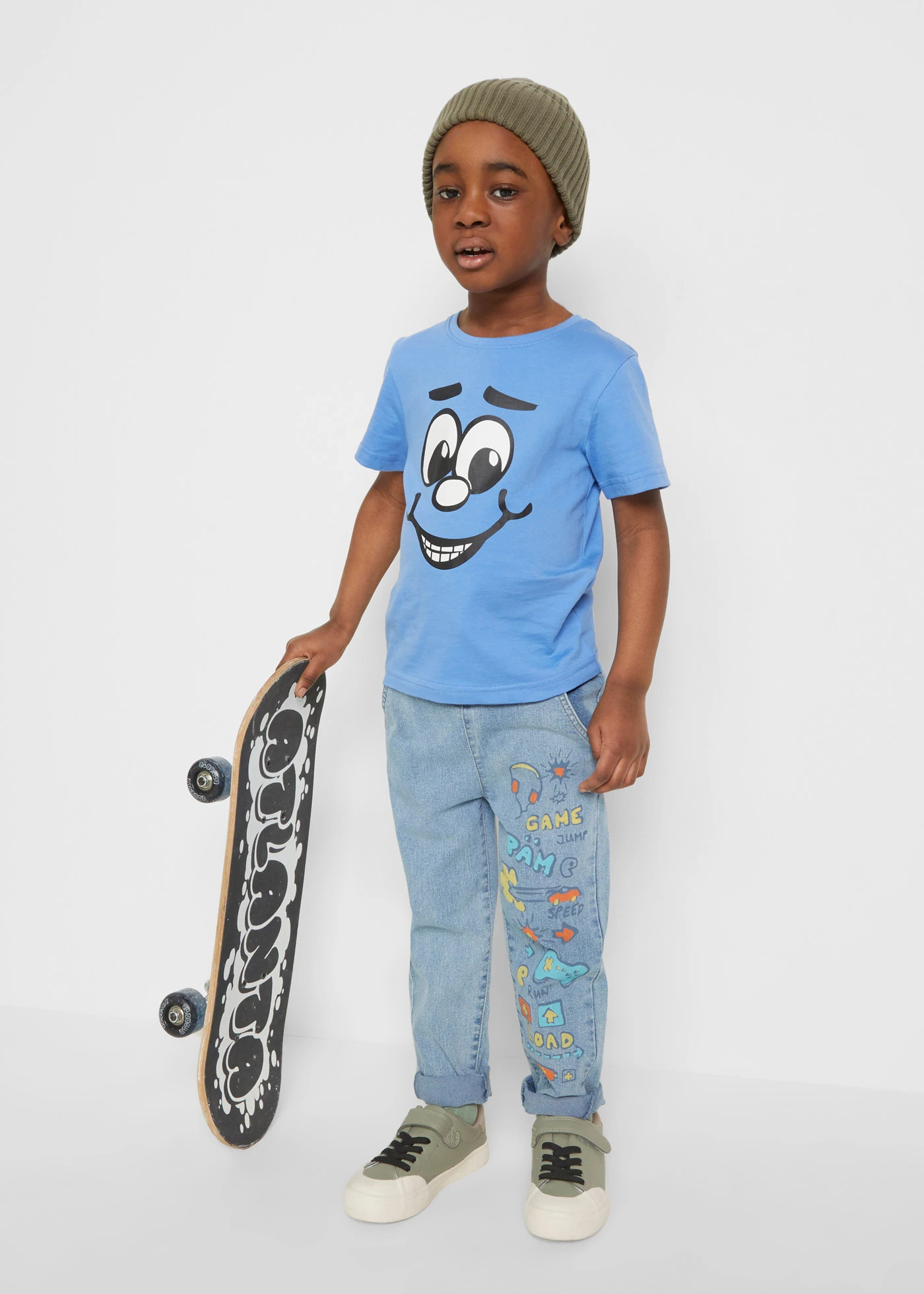 Tričko s organickou bavlnou (2 ks v balení) • mořská modrá+světle modrá • bonprix obchod