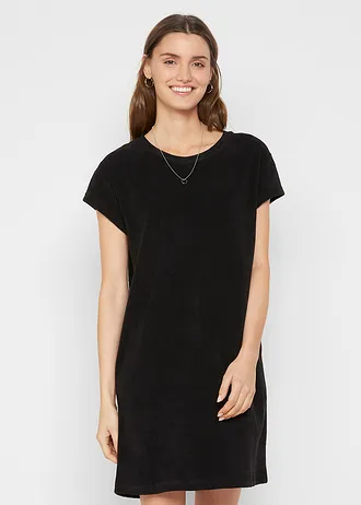Robe en jersey éponge, Couleur: noir