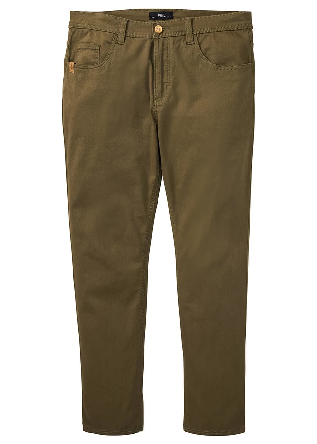 Pantalon extensible regular, droit