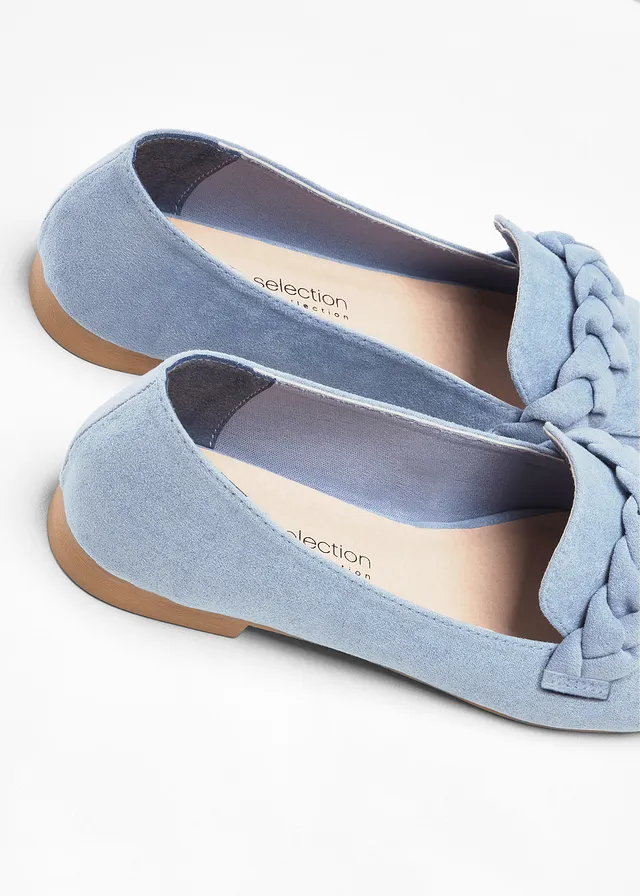 Loafers met gevlochten details • jeansblauw • product-page.page-title-suffix