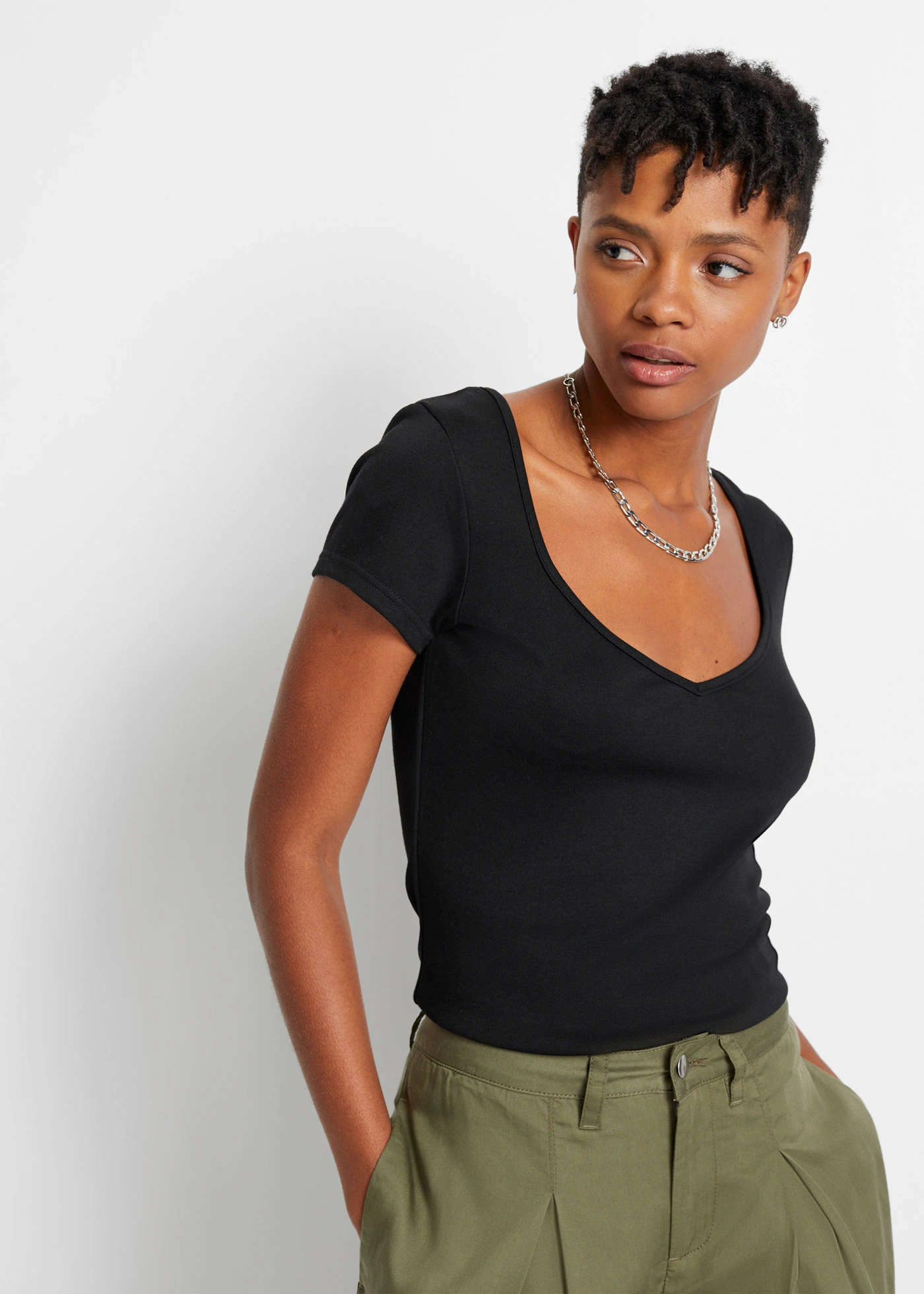 Shirt • zwart • bonprix online shop