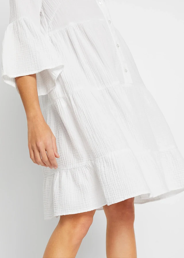 Robe-tunique 100% coton • blanc • product-page.page-title-suffix
