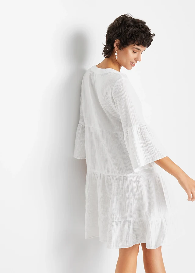 Robe-tunique 100% coton • blanc • product-page.page-title-suffix