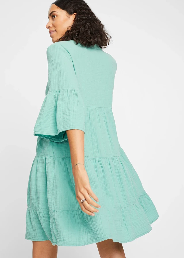 Robe-tunique 100% coton • vert sauge • product-page.page-title-suffix