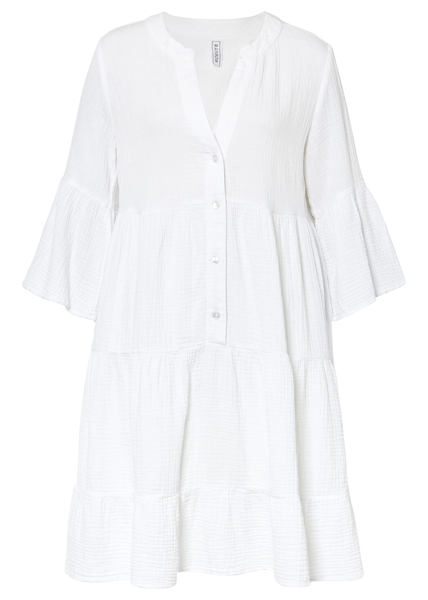 Robe-tunique 100% coton • blanc • Boutique bonprix