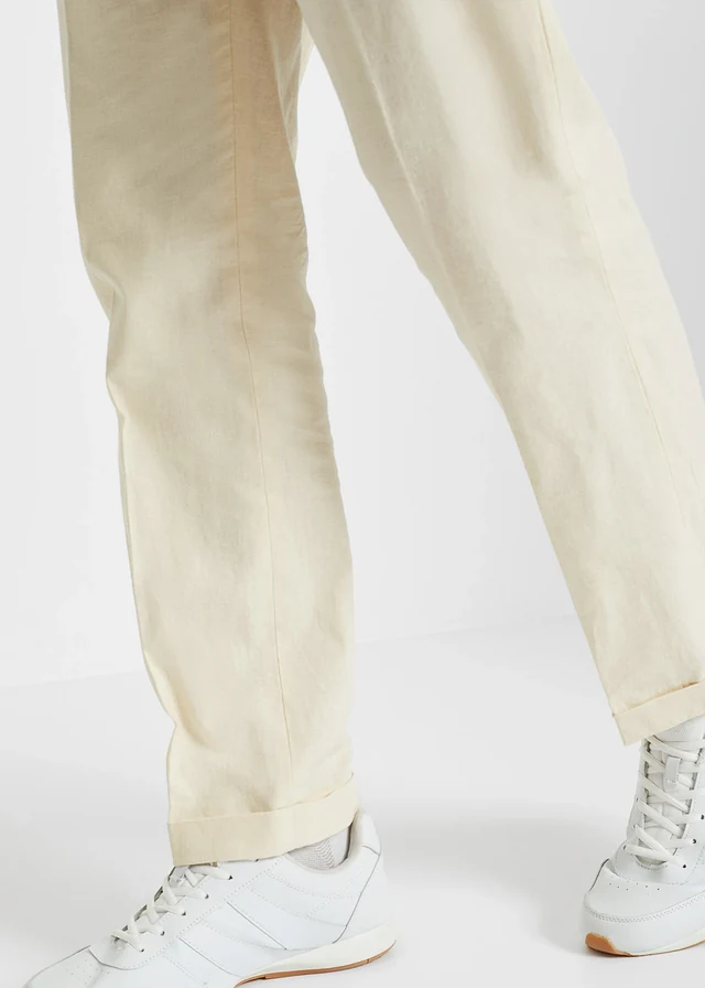 Costume 2 pièces en lin mélangé, regular • beige sable • product-page.page-title-suffix