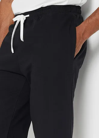 Dlouhé bermudy z teplákoviny • černá • bonprix obchod