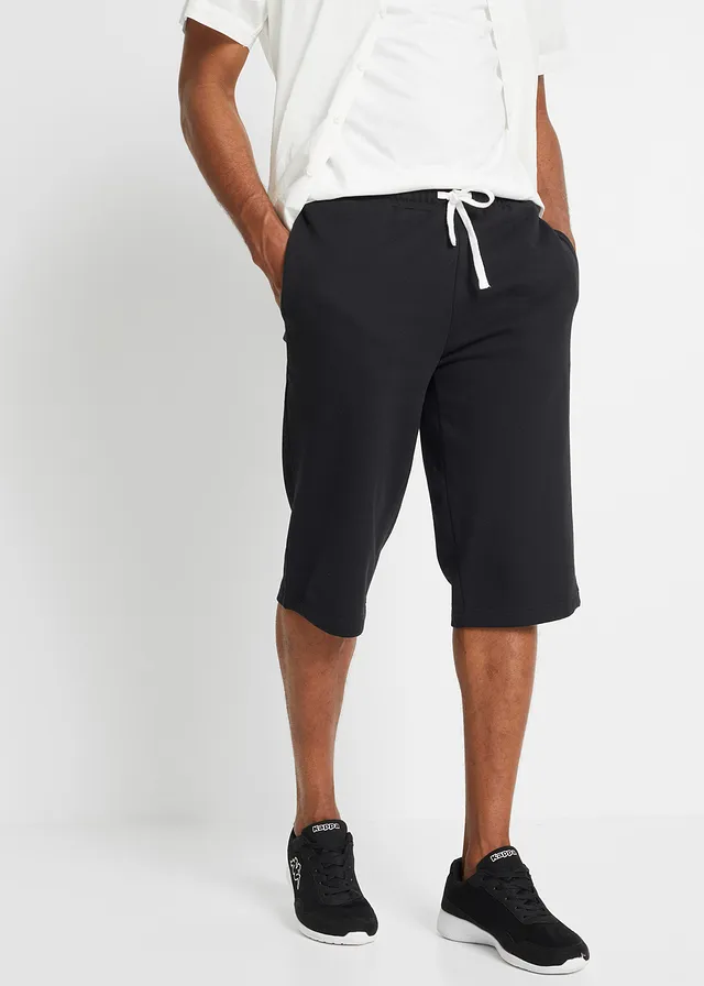 Sweat bermuda, Kleur: zwart