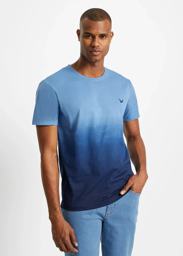T-shirt 100% coton • bleu cristal/bleu foncé • product-page.page-title-suffix