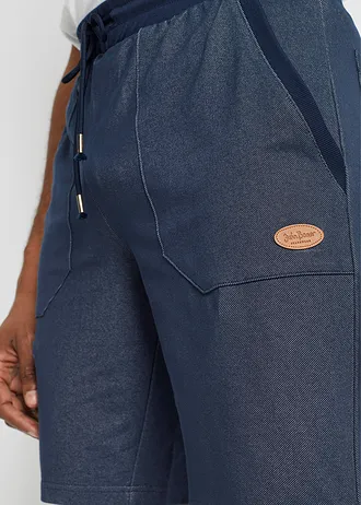 Sweat bermuda in denim look • blauw • bonprix online shop